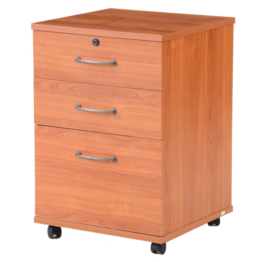 Wood Laminate Office Storage and File Cabinet