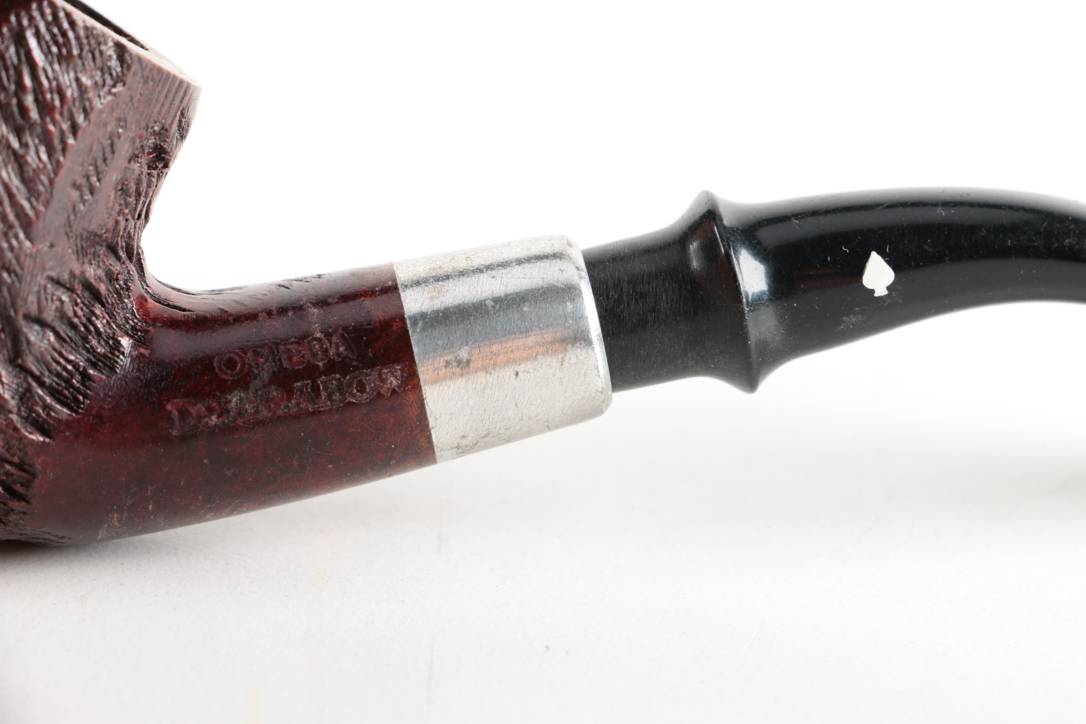 Humidor Pipe Rack with Pipes and Accessories