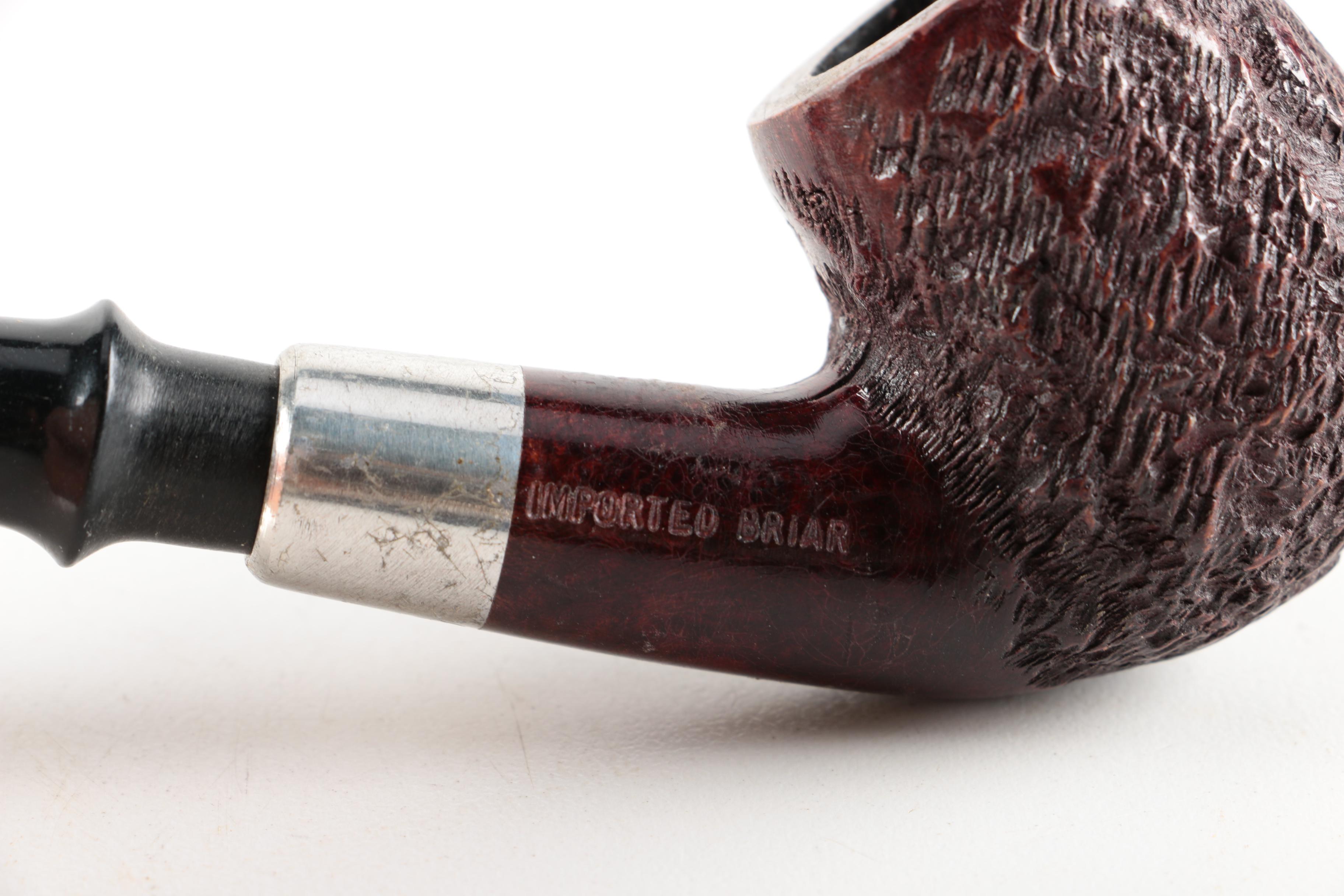 Humidor Pipe Rack with Pipes and Accessories