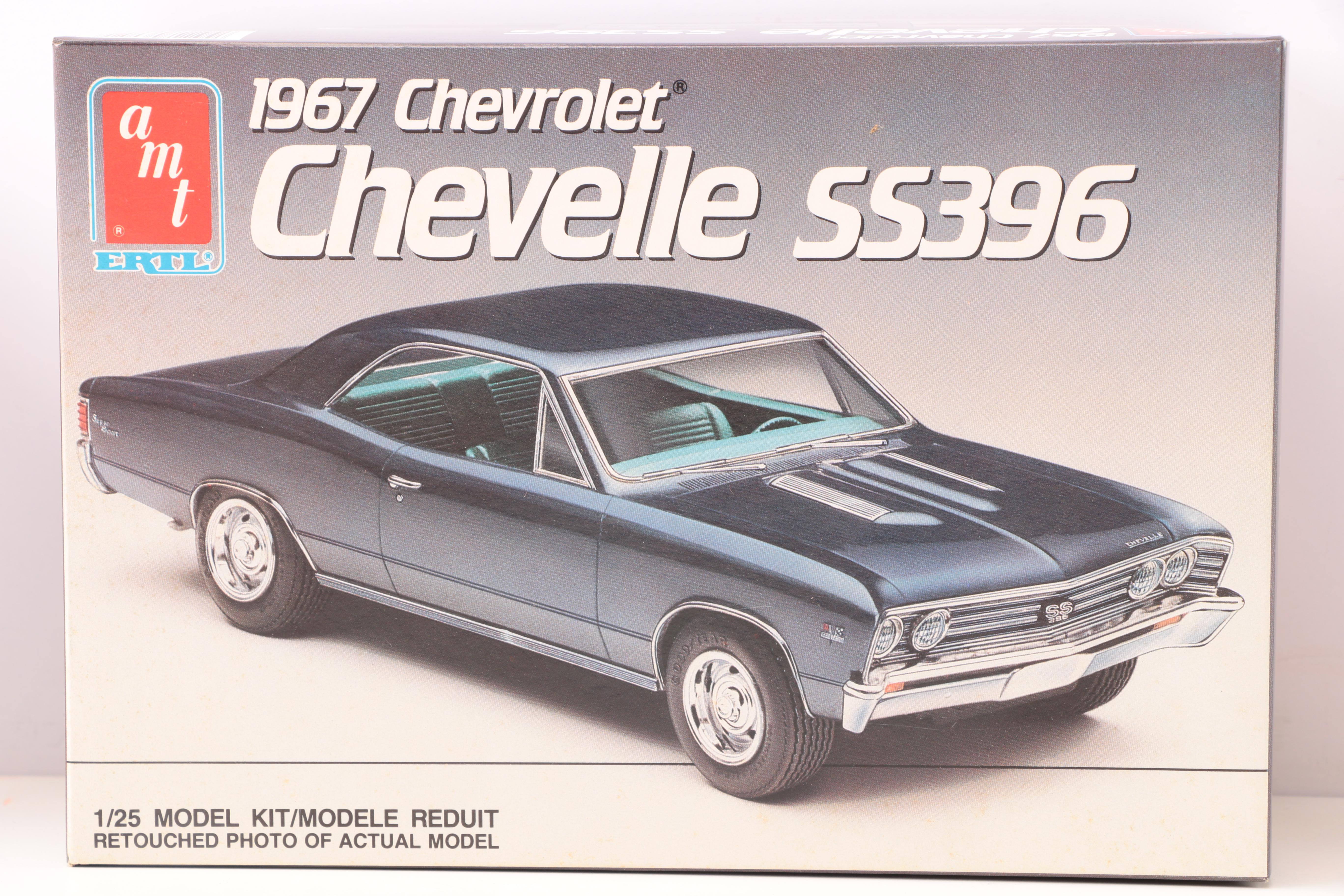 Collection of 1960s and 1970s Chevrolet Model Kits