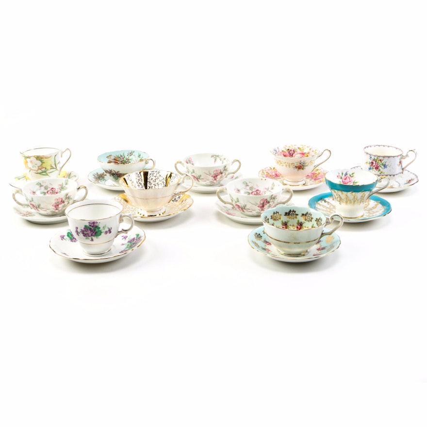 Tea Cups with Saucers