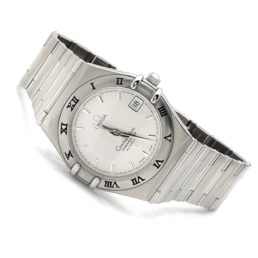 Stainless Steel Omega Constellation Chromometer Automatic Watch
