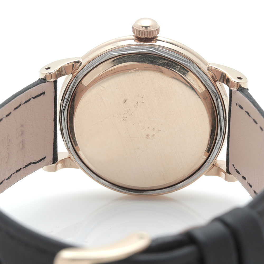 Omega Automatic 14K Yellow Gold Filled and Leather Watch