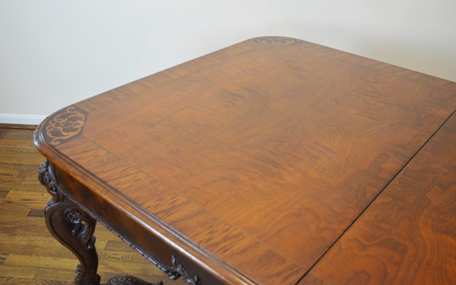 Batesville Cabinet Co. Baroque Italian Style Dining Room Table, Circa 1930s