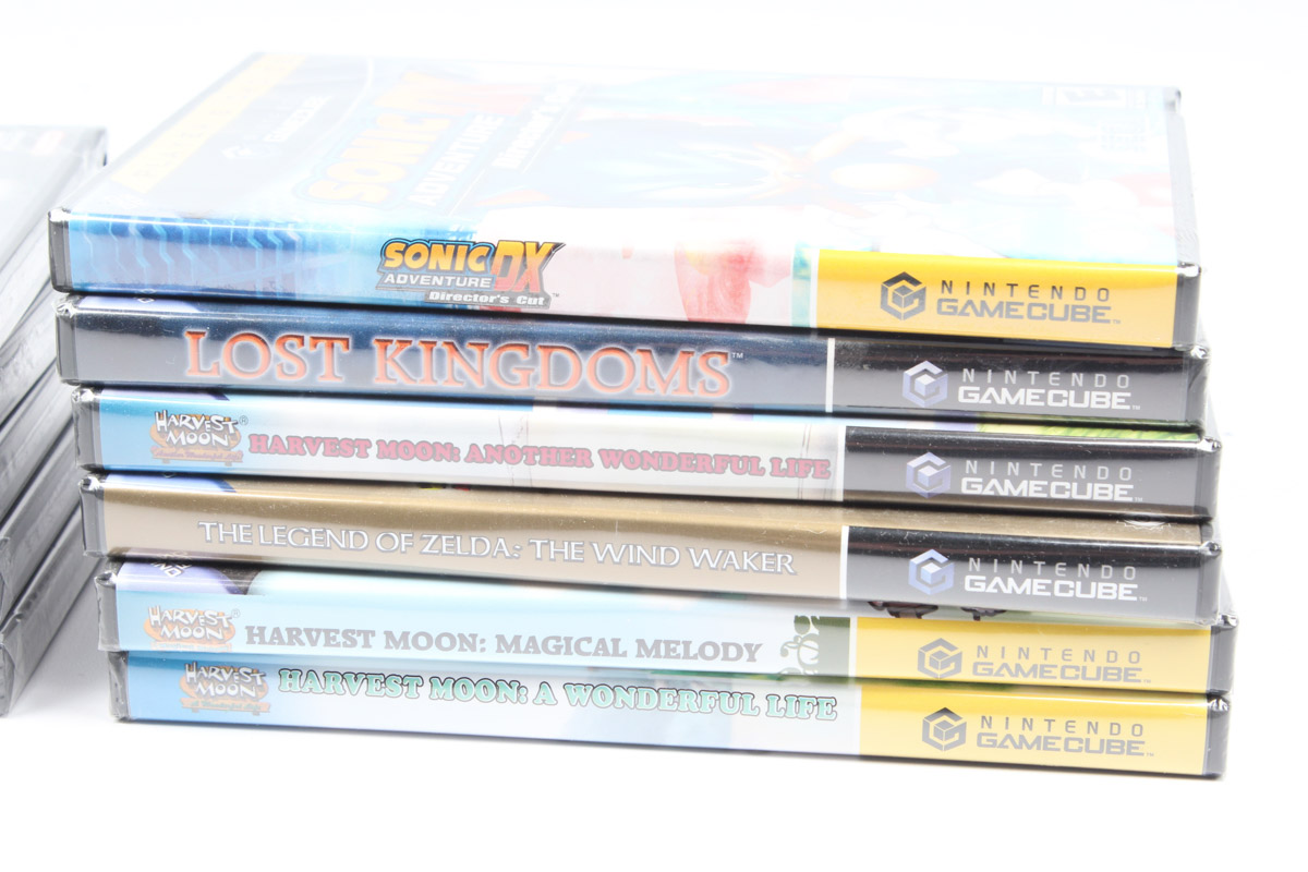 Unopened Nintendo Gamecube Games Featuring "Harvest Moon"