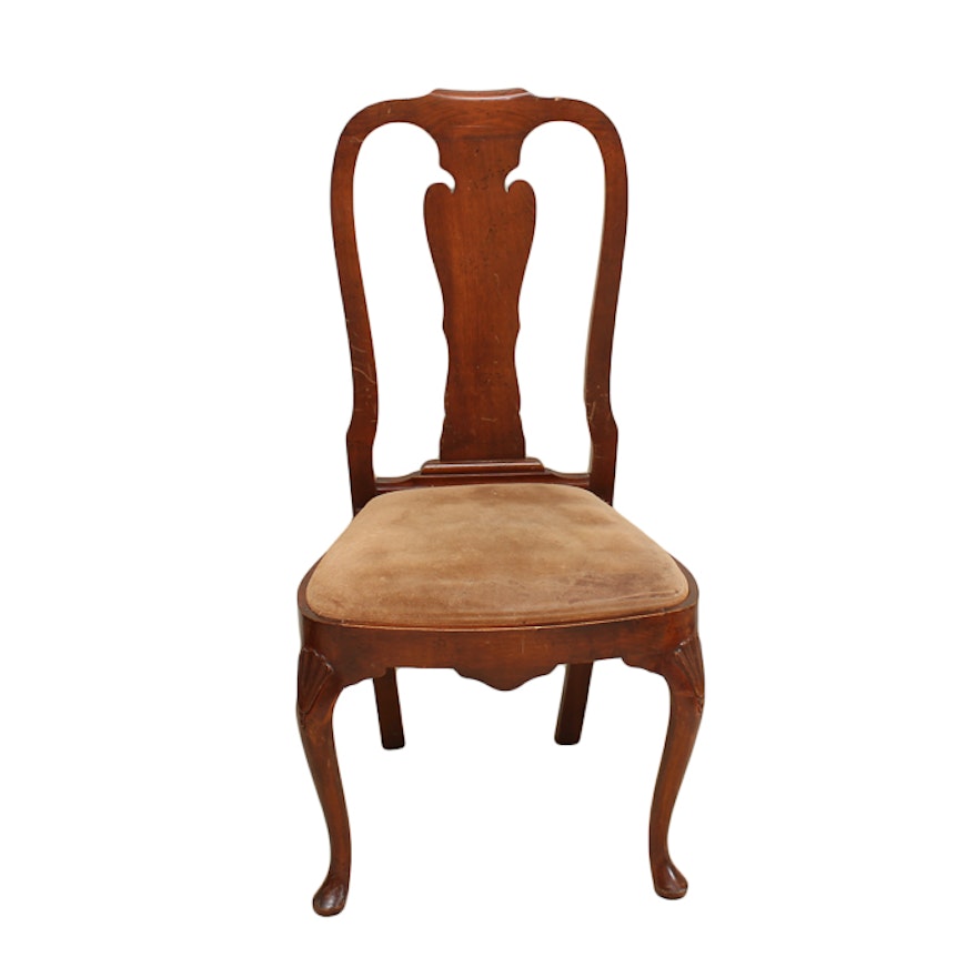 Queen Anne Style Cherry Side Chair