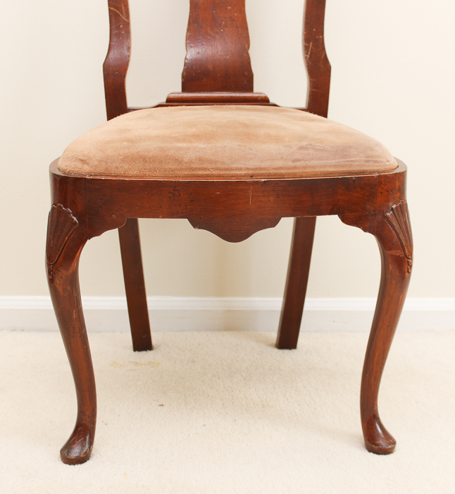 Queen Anne Style Cherry Side Chair