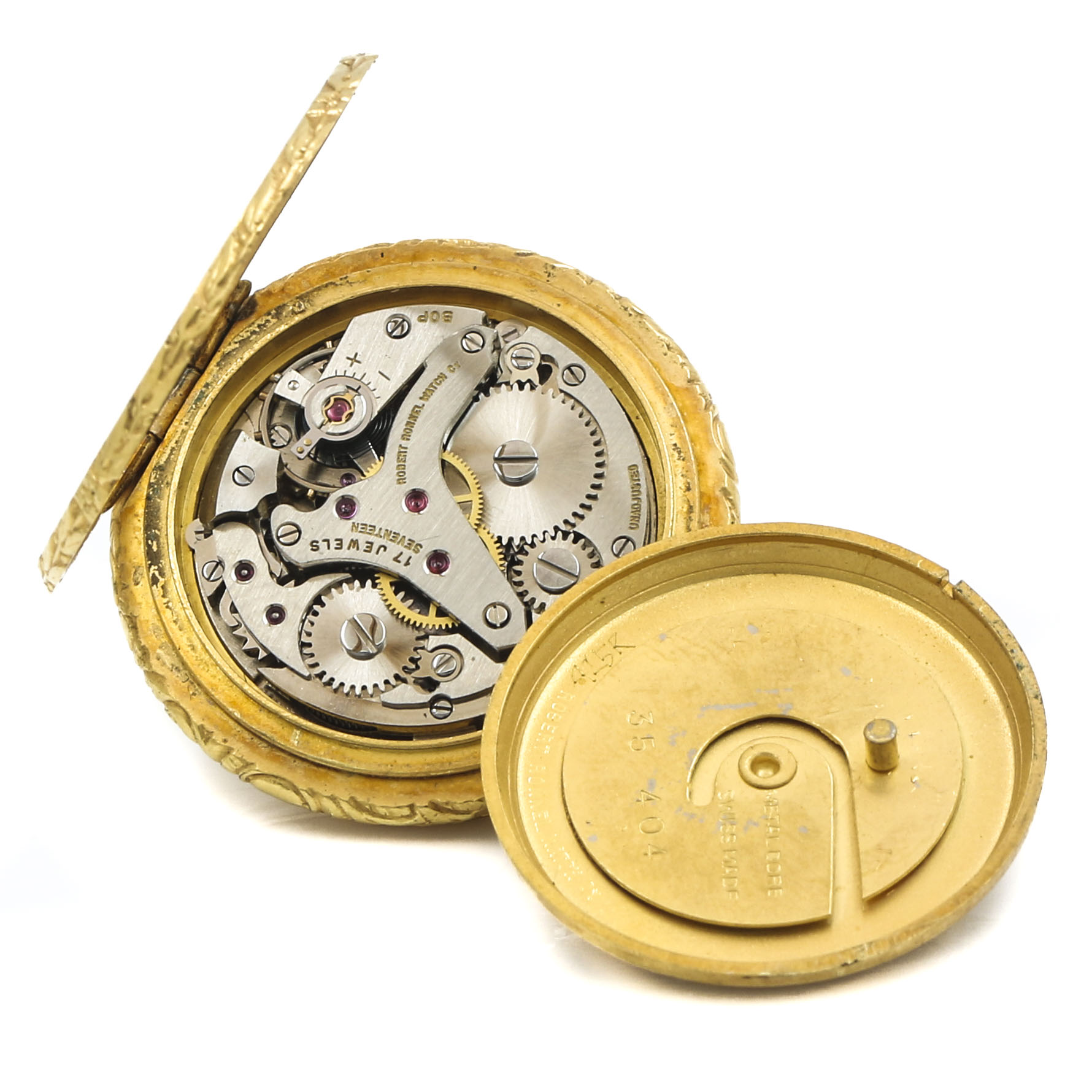 Rost Gold Plated Pocket Watch