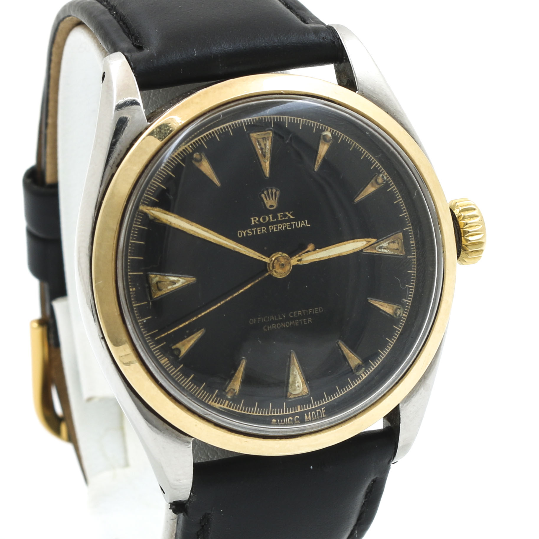 Rolex Oyster Perpetual 14K Yellow Gold and Stainless Steel Watch
