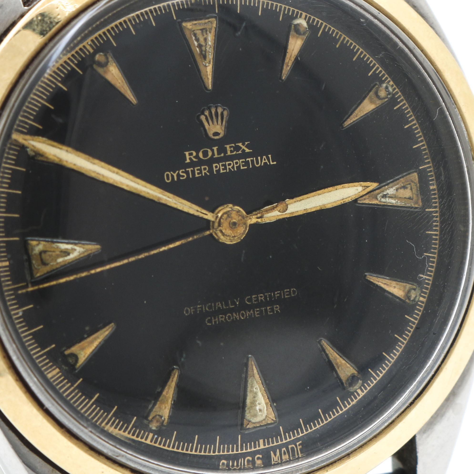 Rolex Oyster Perpetual 14K Yellow Gold and Stainless Steel Watch