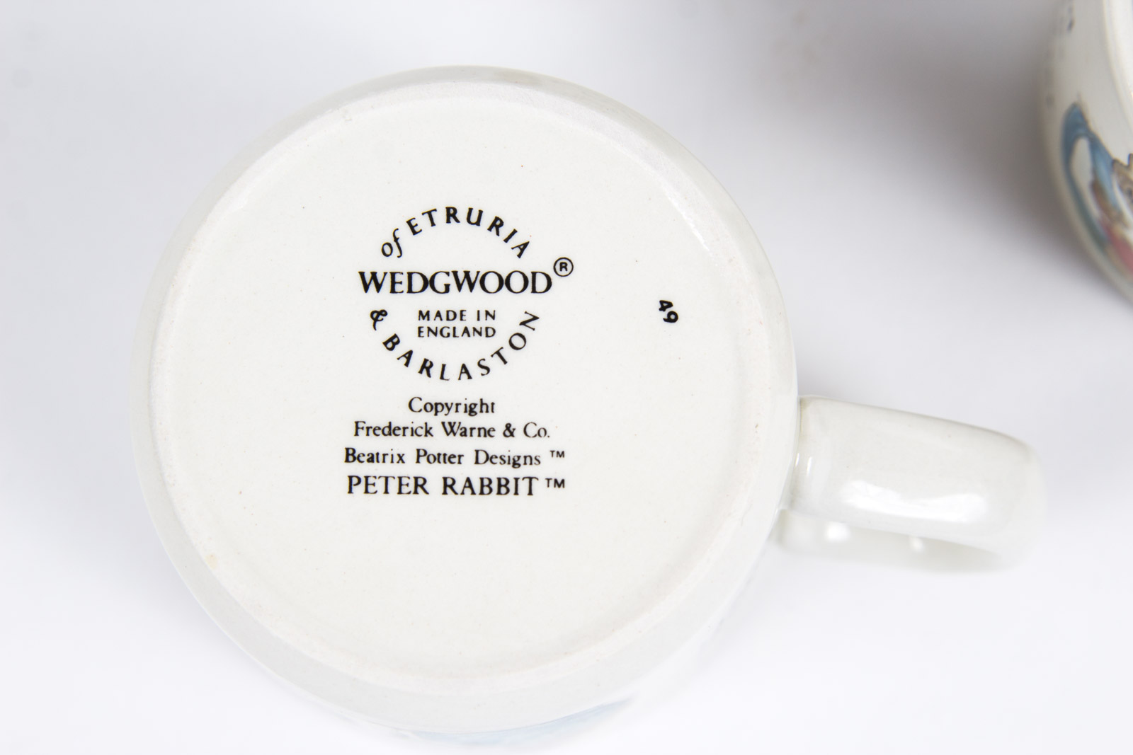 "Peter Rabbit" Porcelain Children's Mug Collection By Wedgwood