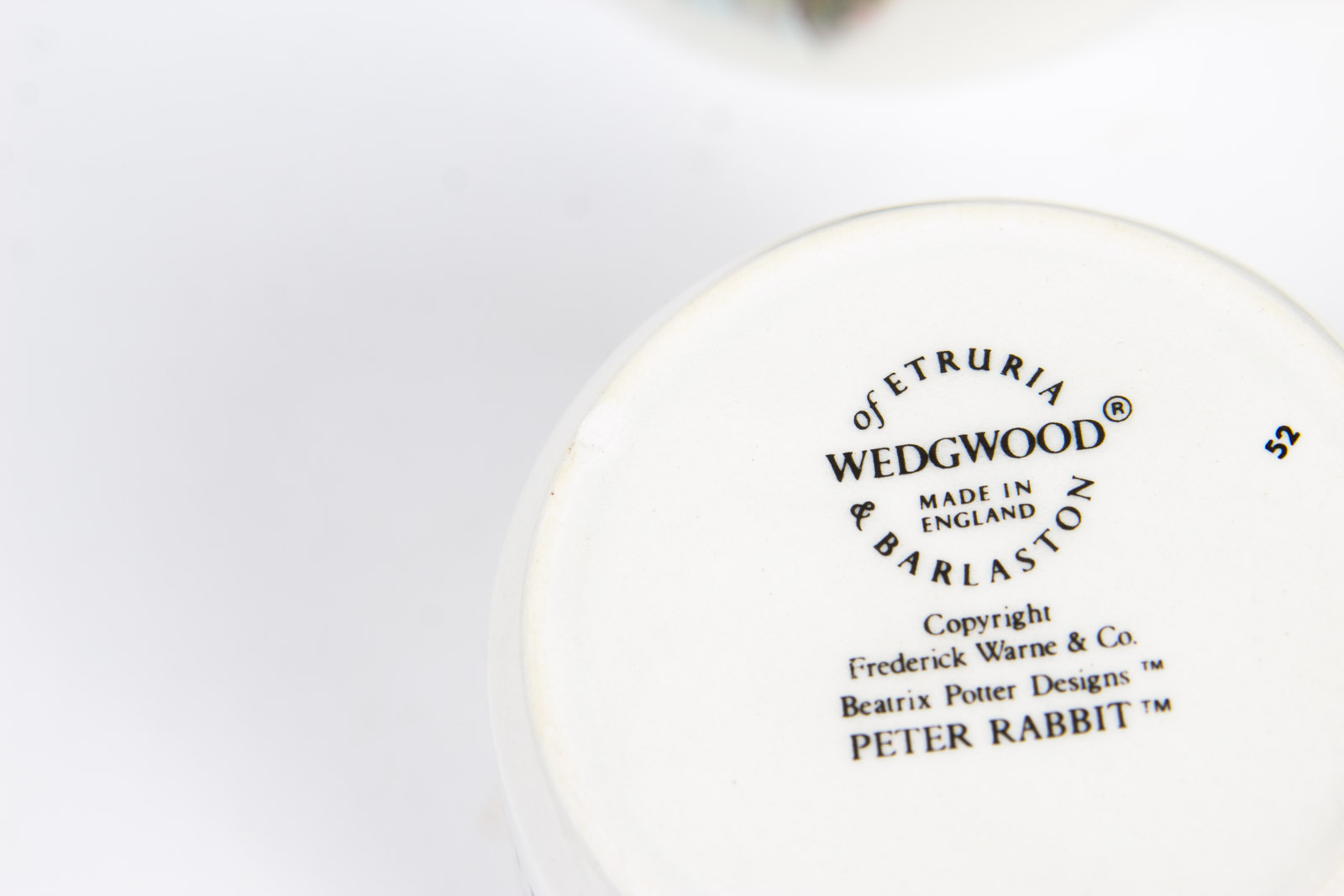 "Peter Rabbit" Porcelain Children's Mug Collection By Wedgwood