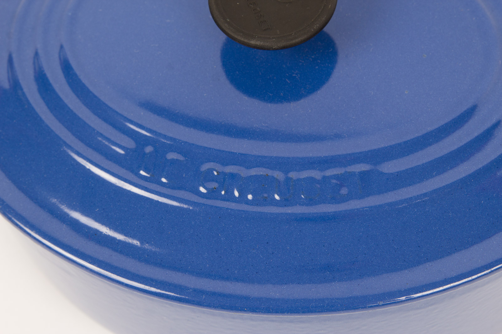 Blue Enamel over Cast Iron Dutch Oven Set By Le Creuset