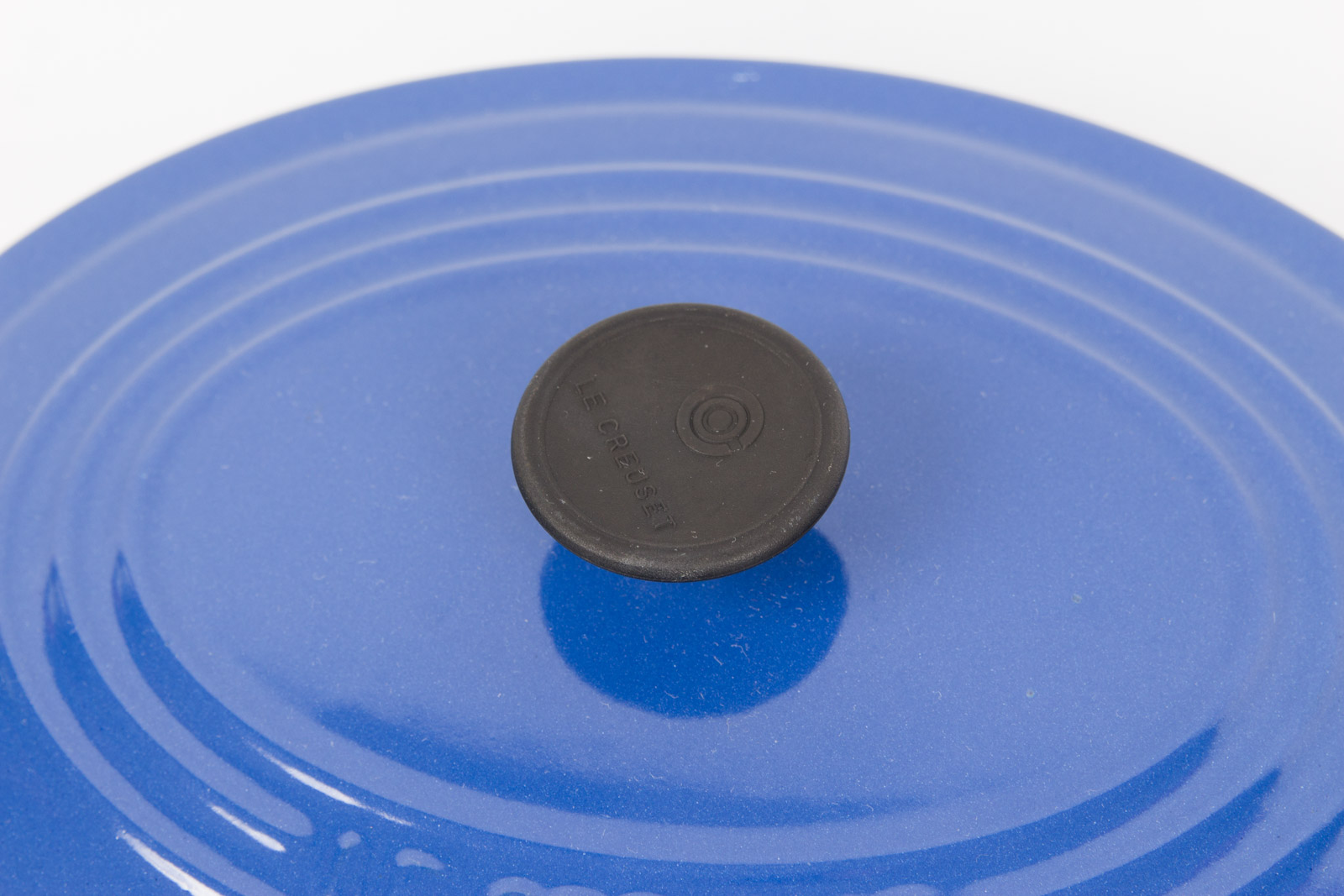 Blue Enamel over Cast Iron Dutch Oven Set By Le Creuset
