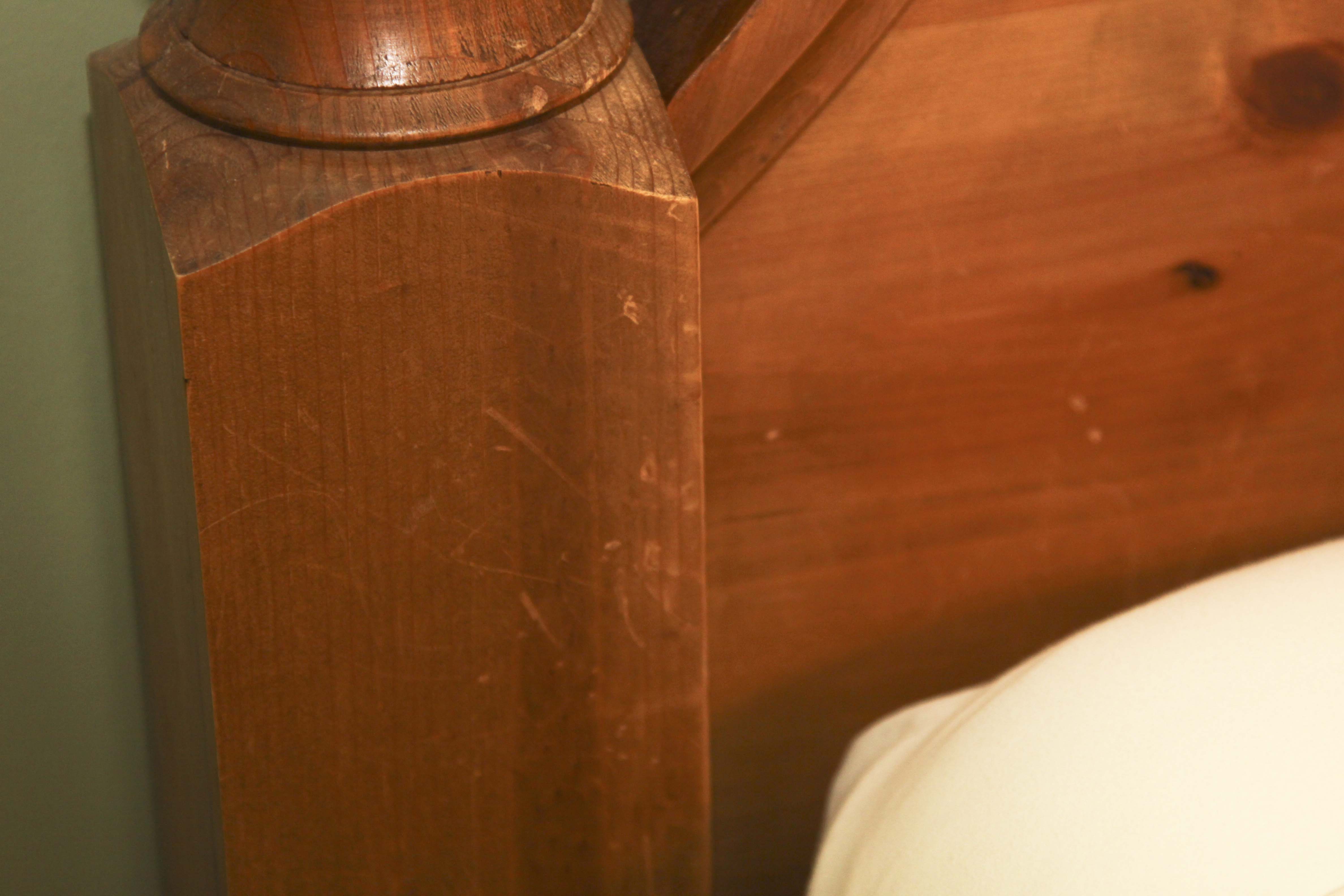 Pine Four Poster King Bed Frame