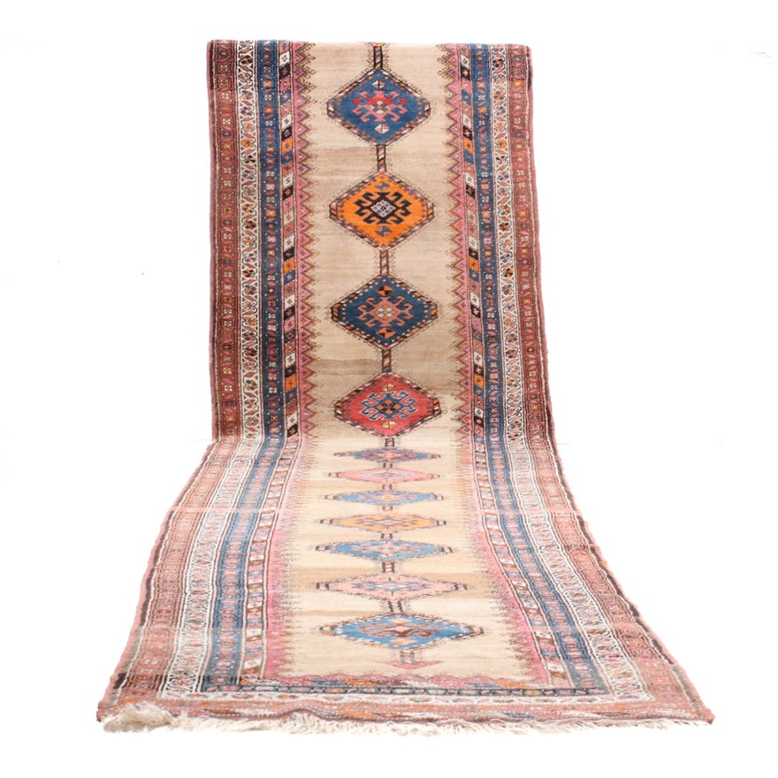 Hand-Knotted Anatolian Nomadic Carpet Runner