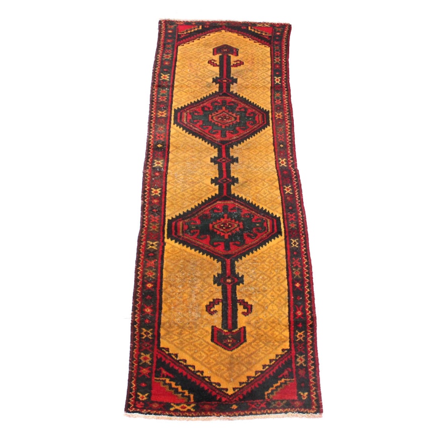 Semi-Antique Hand-Knotted North West Persian Rug Runner