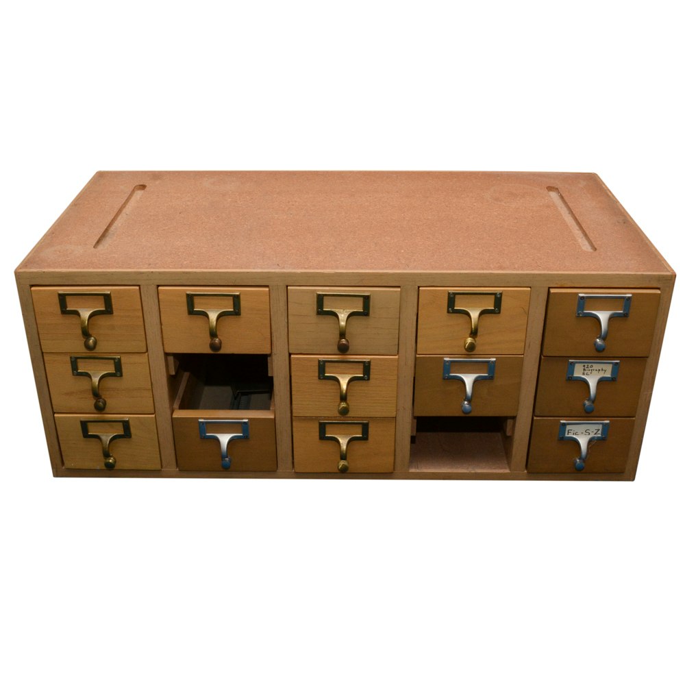 Vintage Card Catalog EBTH