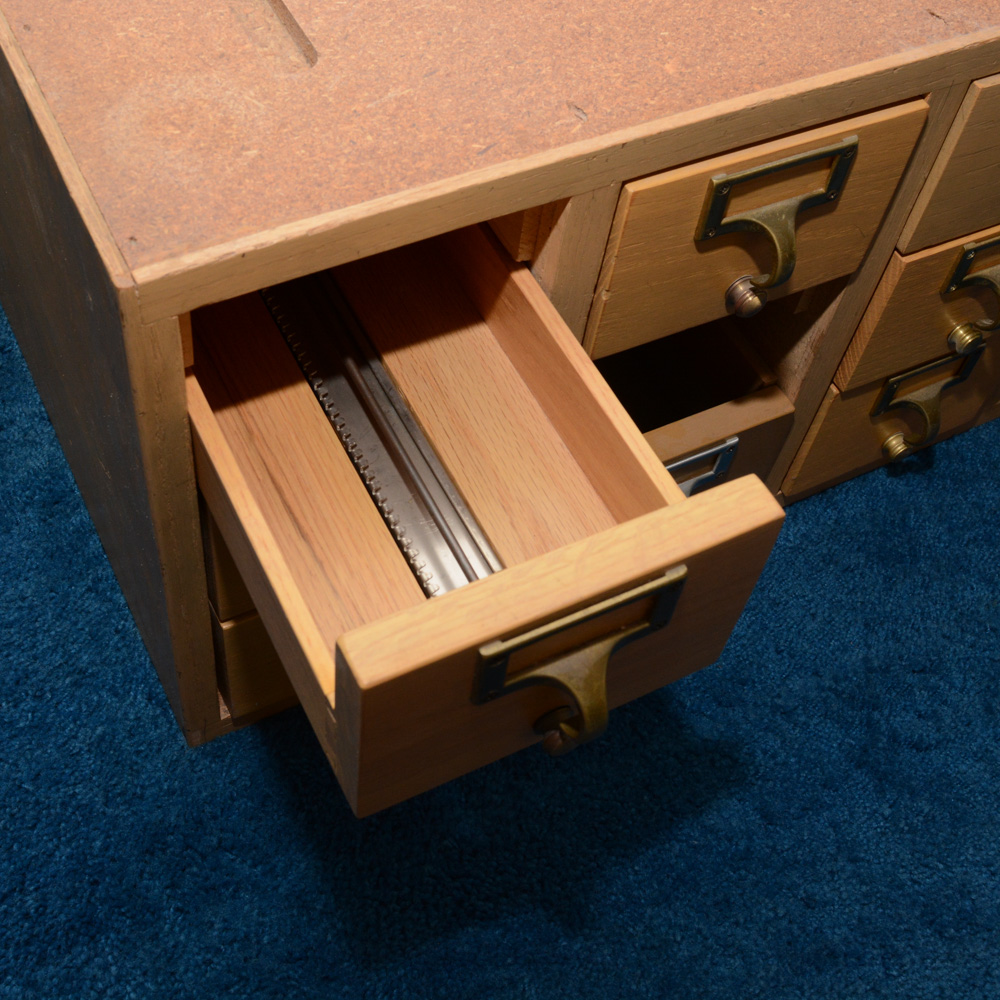 Vintage Card Catalog Cabinet