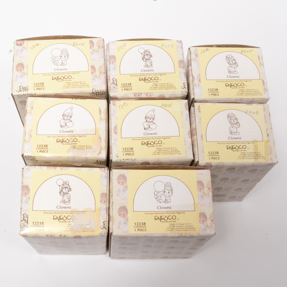 Precious Moments Clown Collection By ENESCO