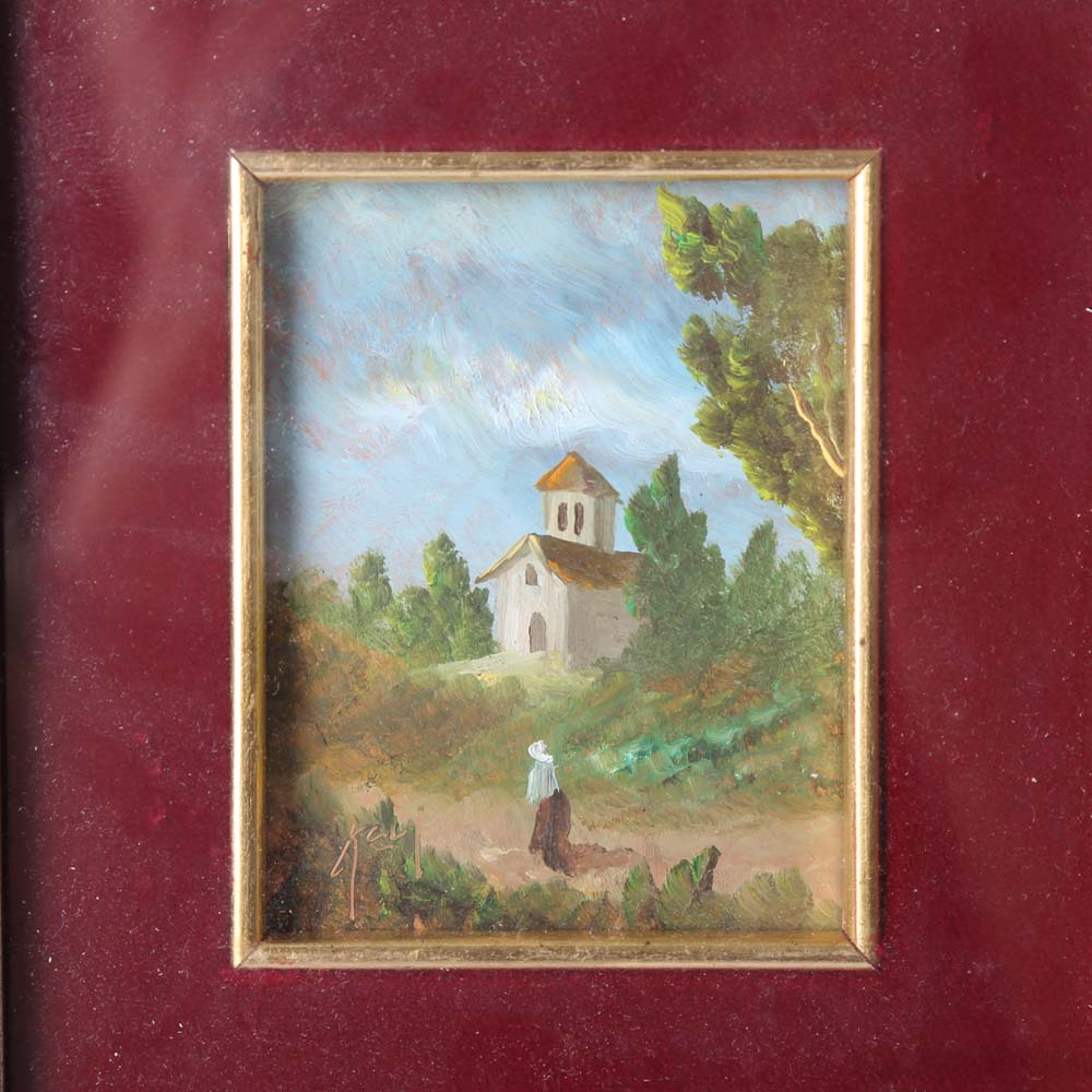 Miniature Acrylic Paintings on Board