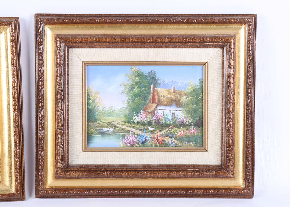 Marten Acrylic Paintings On Board