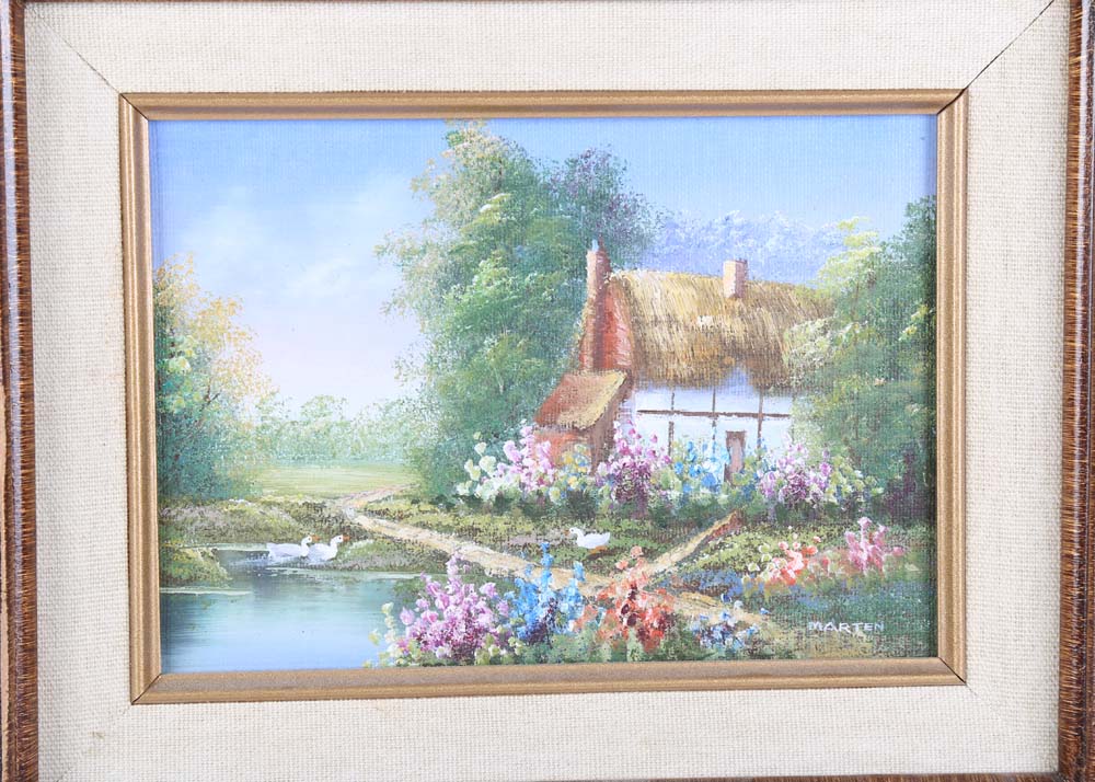 Marten Acrylic Paintings On Board