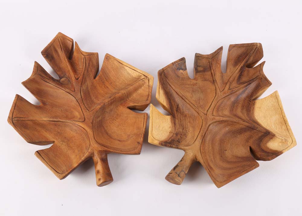 Grouping of Wooden Serving Pieces