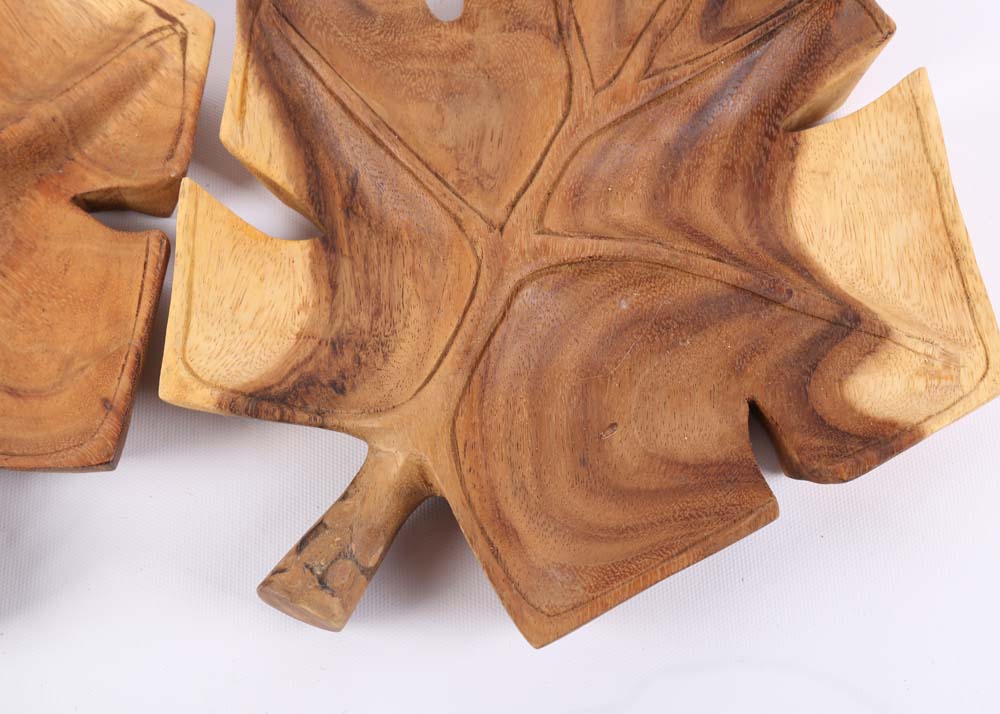 Grouping of Wooden Serving Pieces