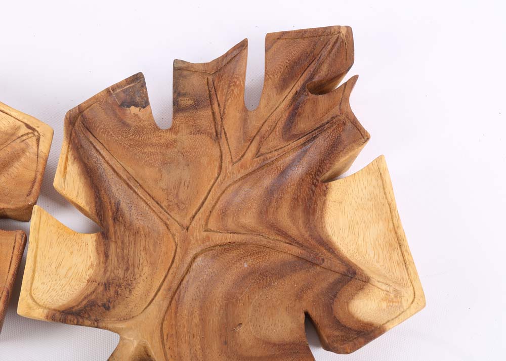 Grouping of Wooden Serving Pieces