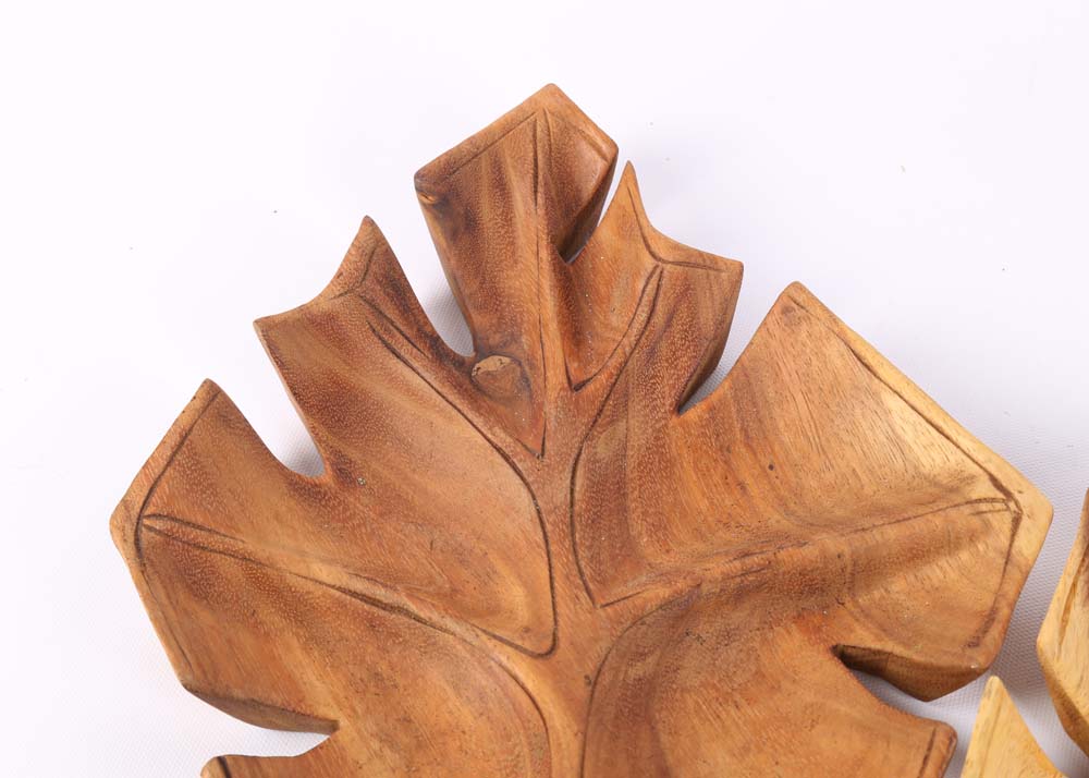 Grouping of Wooden Serving Pieces