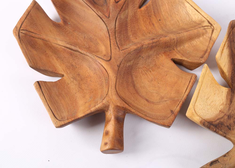 Grouping of Wooden Serving Pieces