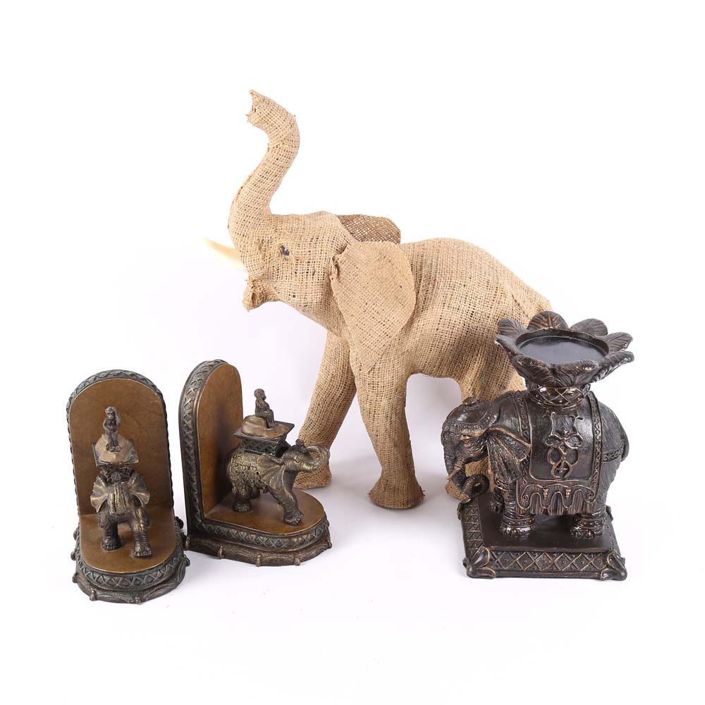 Elephant Themed Decor Items