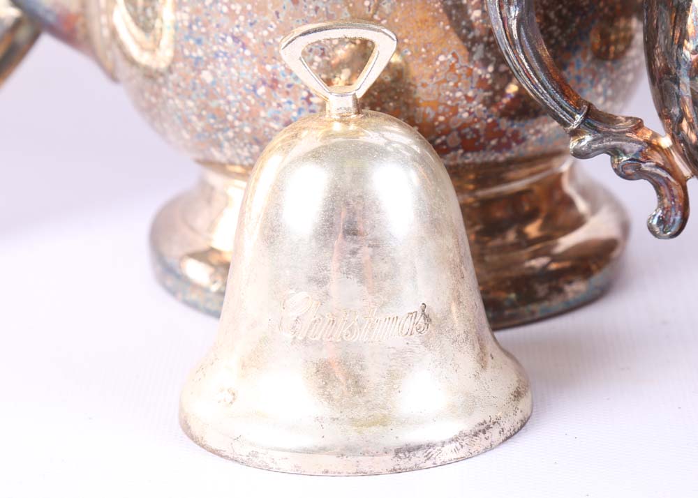 Collection of Plated Silver Serving Pieces