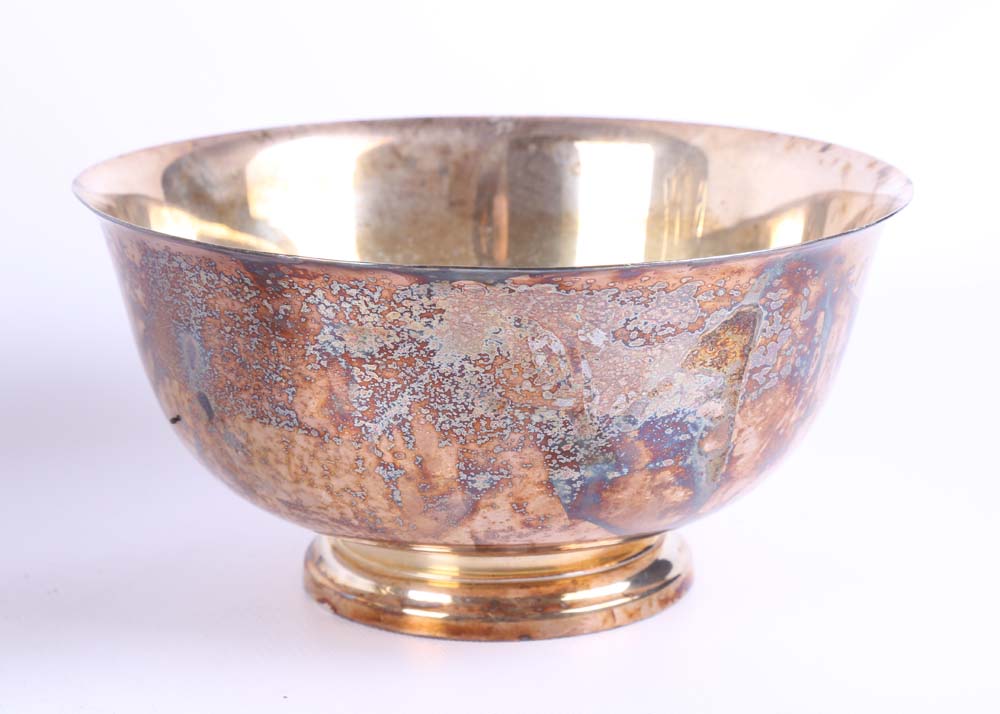 Collection of Plated Silver Serving Pieces