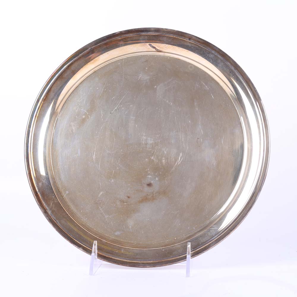 Collection of Plated Silver Serving Pieces