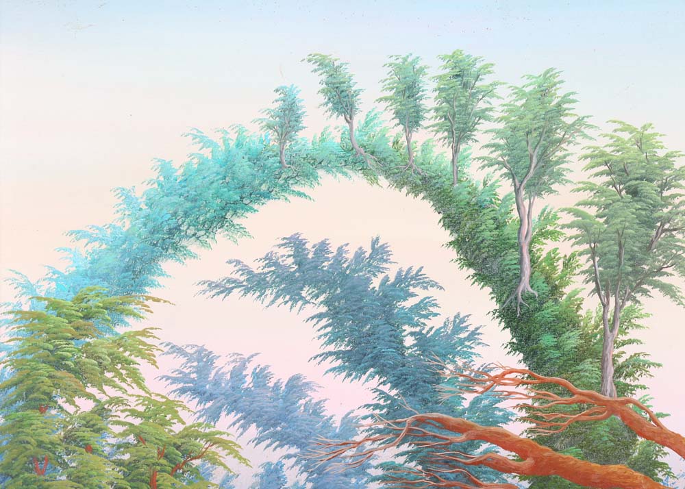 Vintage Raymond Dorleans Oil Painting On Canvas