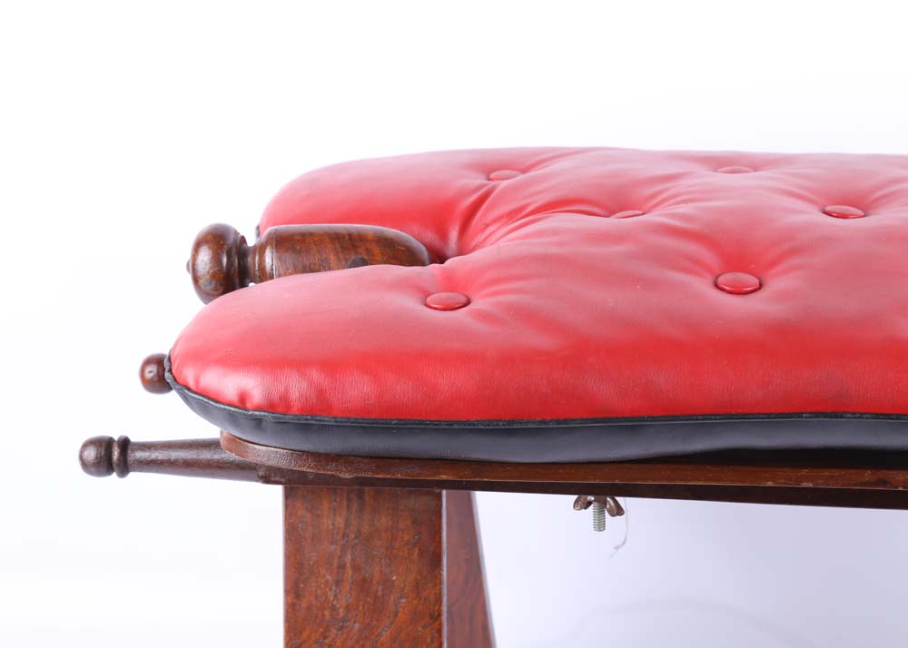 Vintage Camel Saddle Footstool