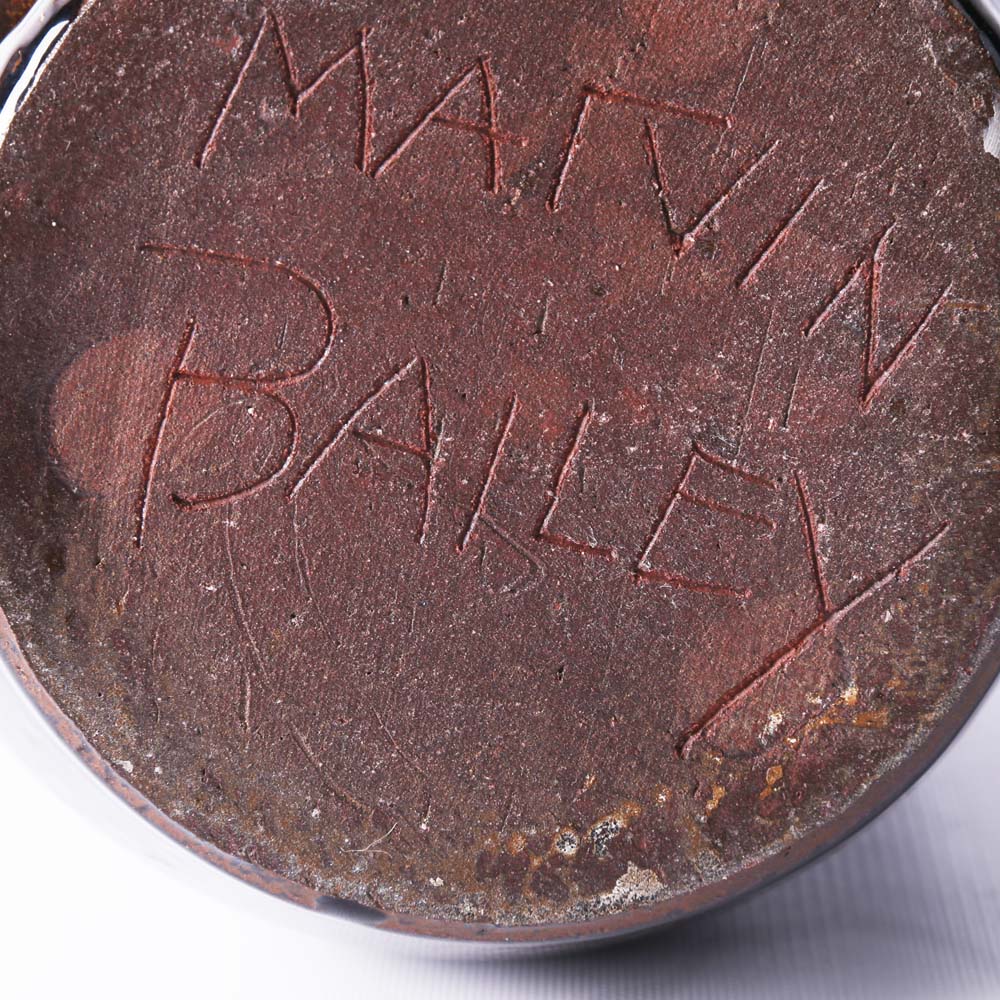 Marvin Bailey Signed Folk Art Face Jug