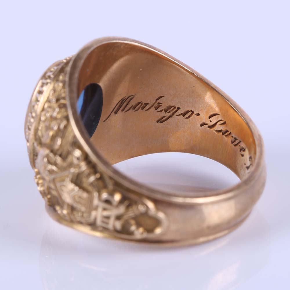 10K Yellow Gold Notre Dame University 1962 Class Ring