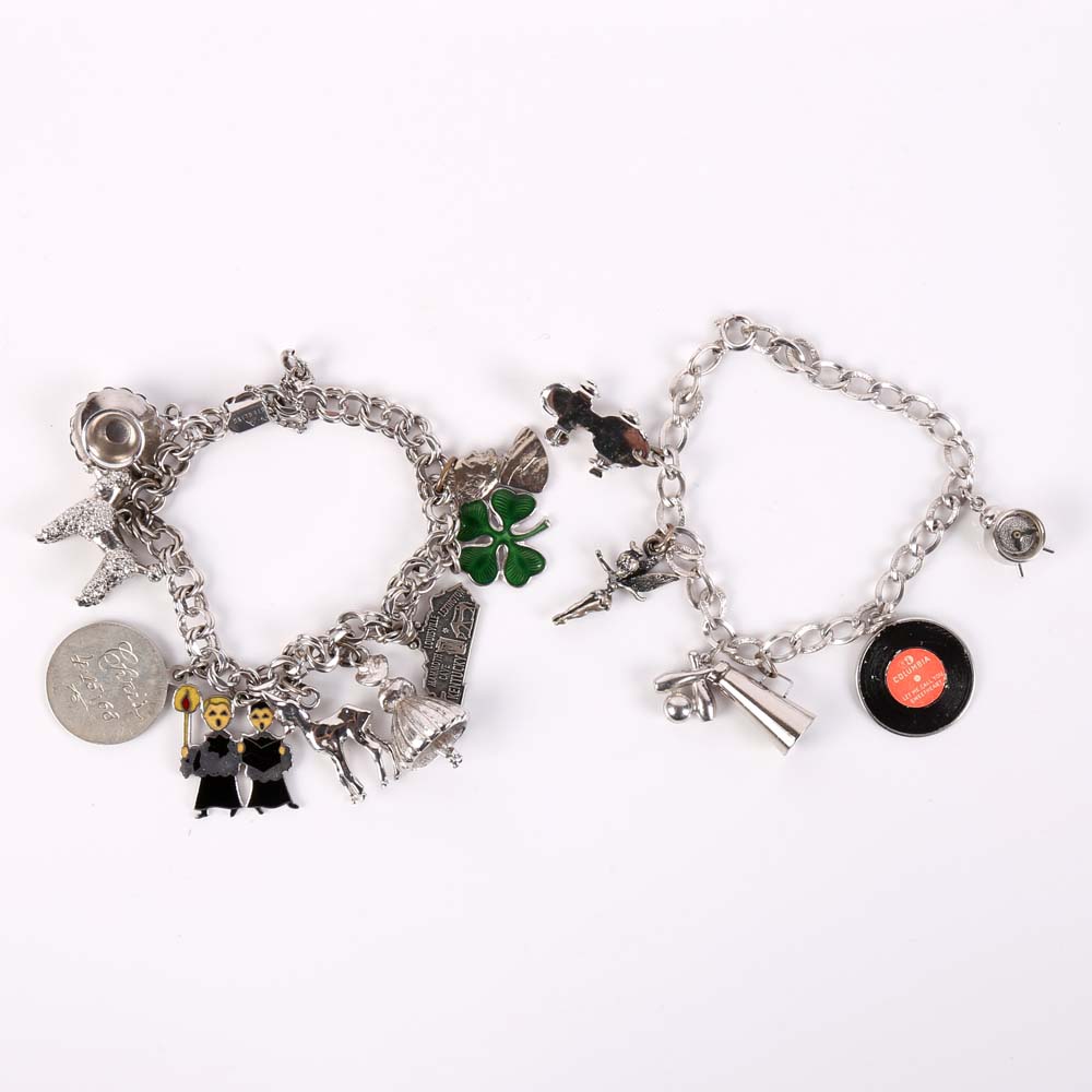Sterling Silver Charm Bracelets