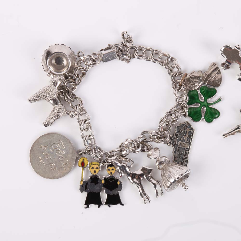 Sterling Silver Charm Bracelets