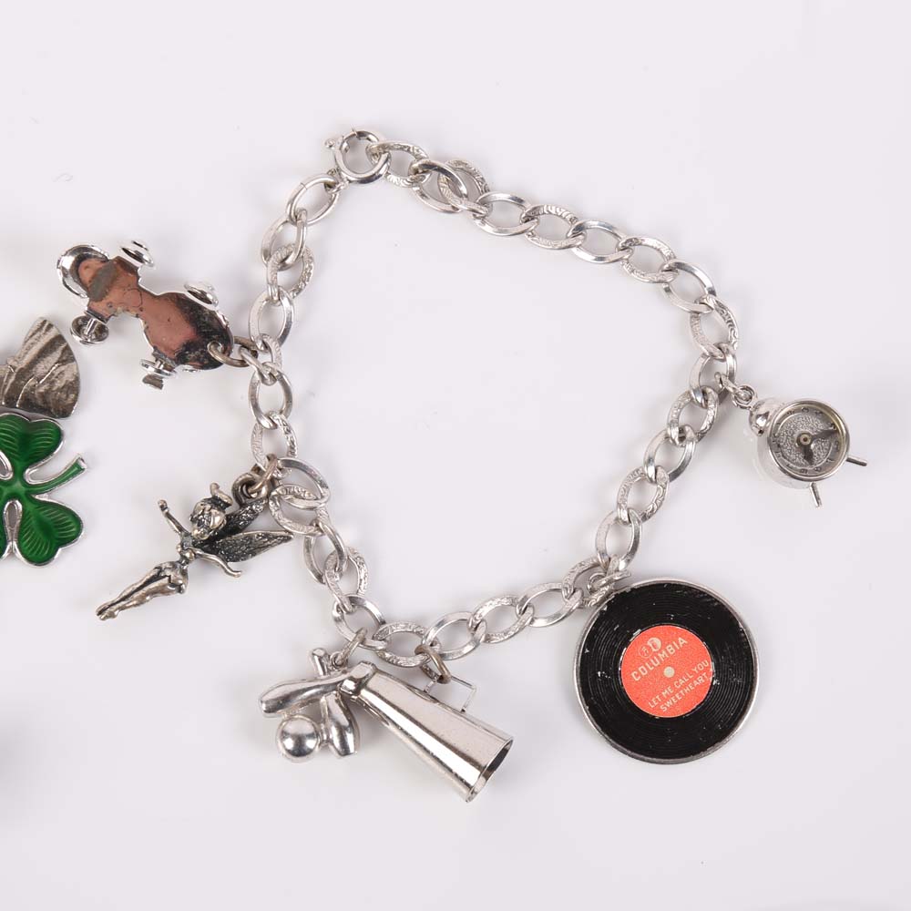 Sterling Silver Charm Bracelets