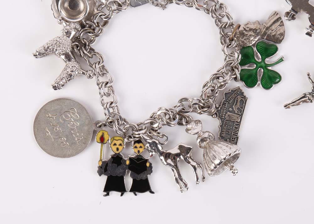 Sterling Silver Charm Bracelets