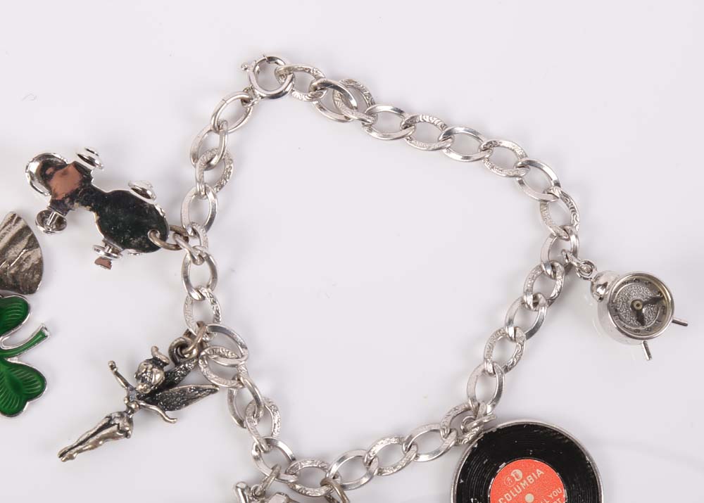 Sterling Silver Charm Bracelets