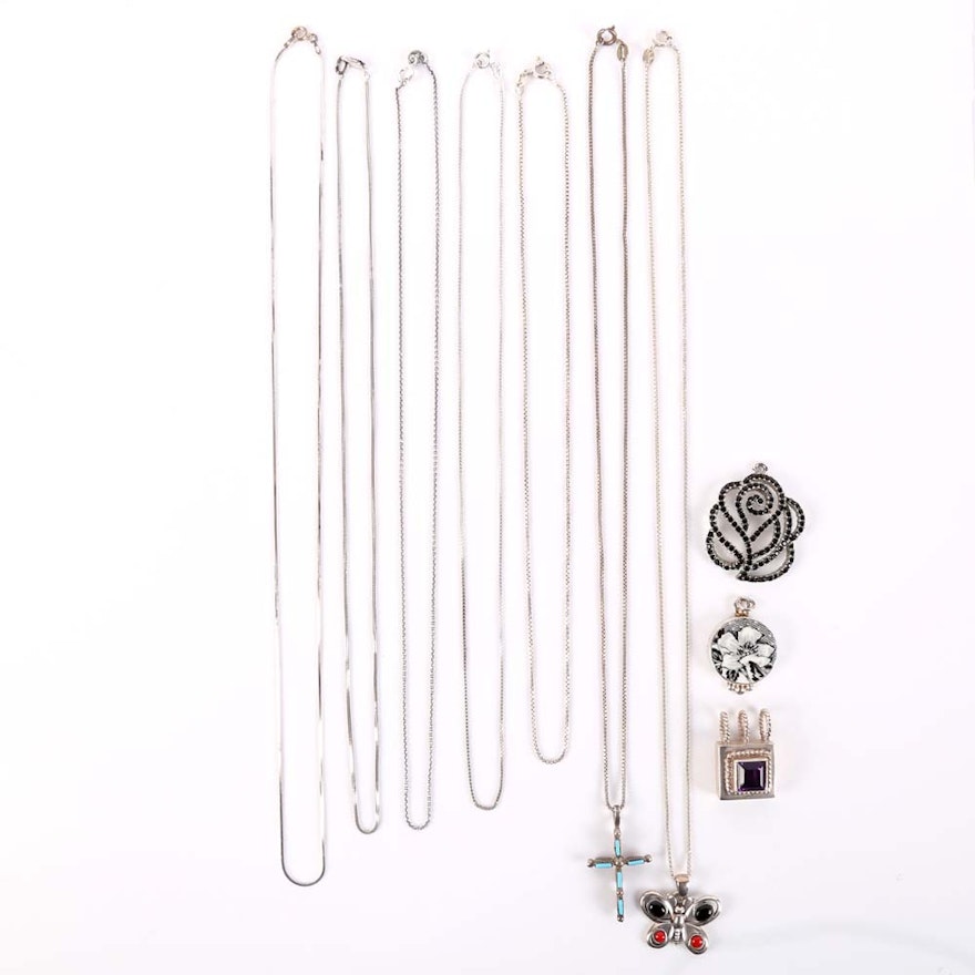 Sterling Silver Necklaces and Pendants