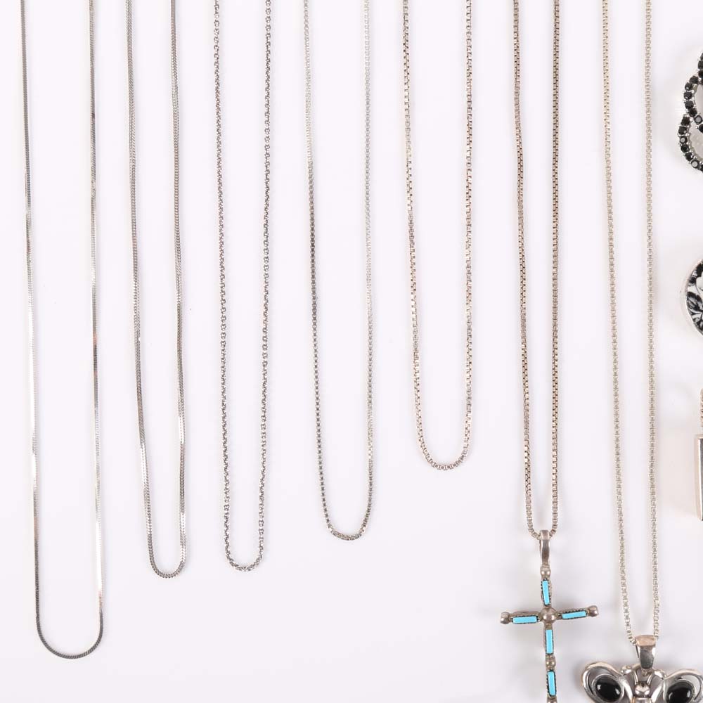 Sterling Silver Necklaces and Pendants