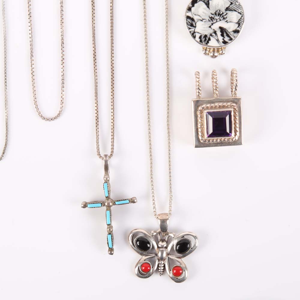 Sterling Silver Necklaces and Pendants