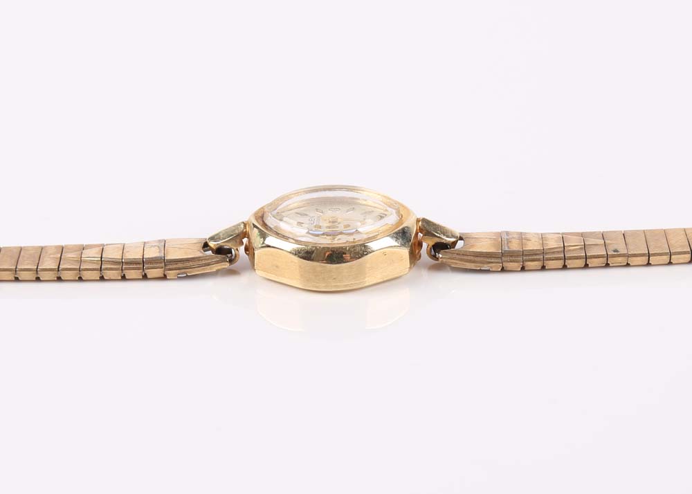 Vintage 14K Yellow Gold Gruen Watch
