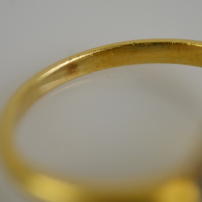 14K Yellow Gold and Platinum Cultured Pearl and Diamond Ring